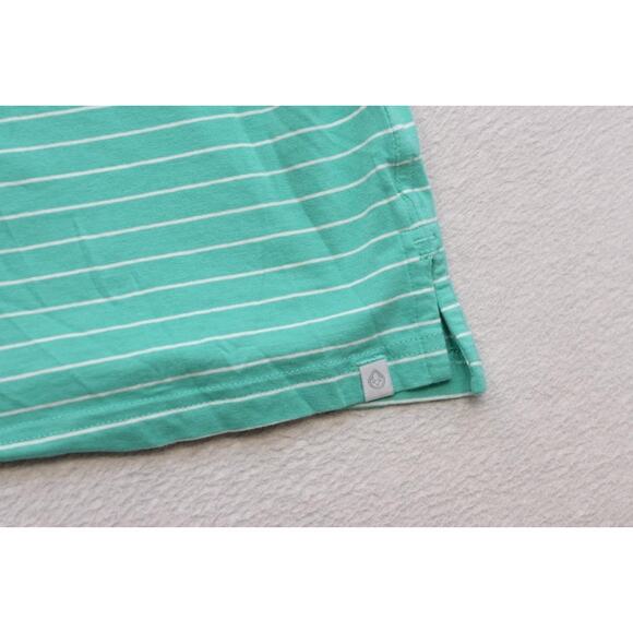 Tasc Bamboo Golf Polo Stretch Athletic Shirt Striped Short Sleeve Mens Sz Medium - Picture 6 of 10